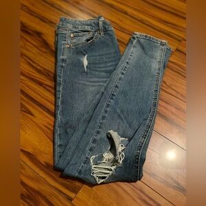 Wild Fable Deconstructed Jeans Med Wash